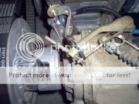 Disconnect the gas pedal cable from the <b>governor</b> and reroute it to the carburetor. . How to adjust the governor on a yamaha g16 golf cart